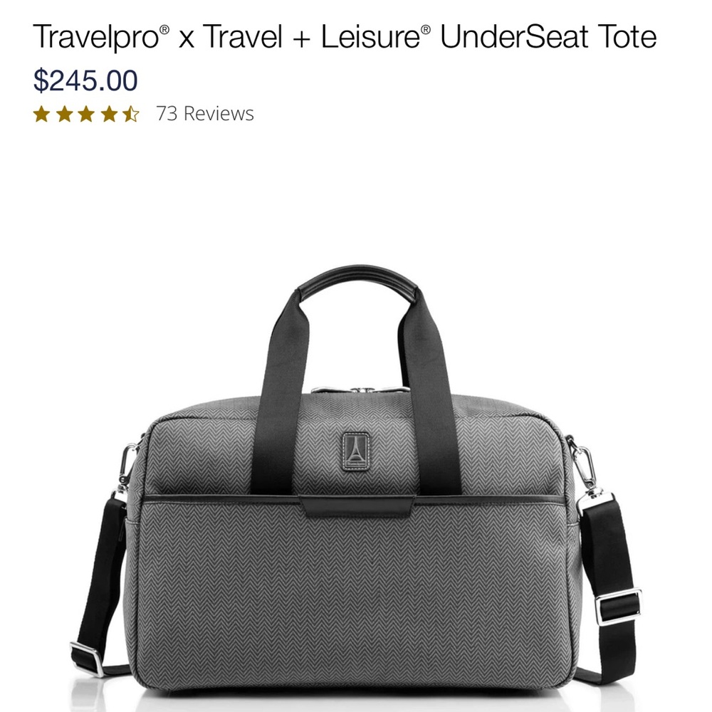 Gently Used Travelpro Travel + Leisure UnderSeat Tote